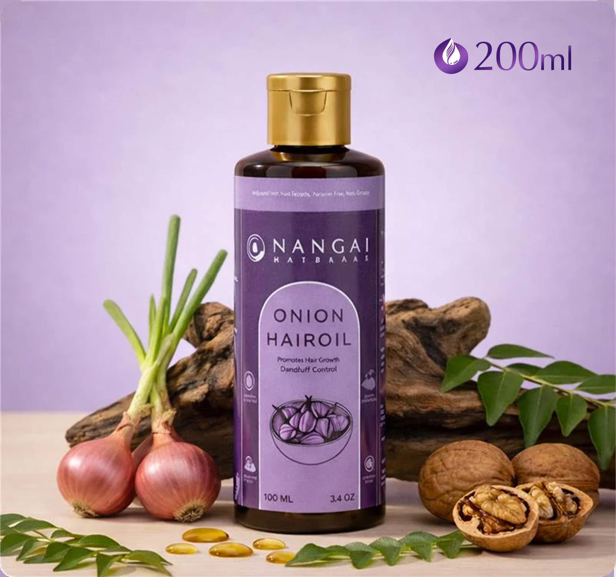Stop Hair Fall Naturally with Onion Hair Oil