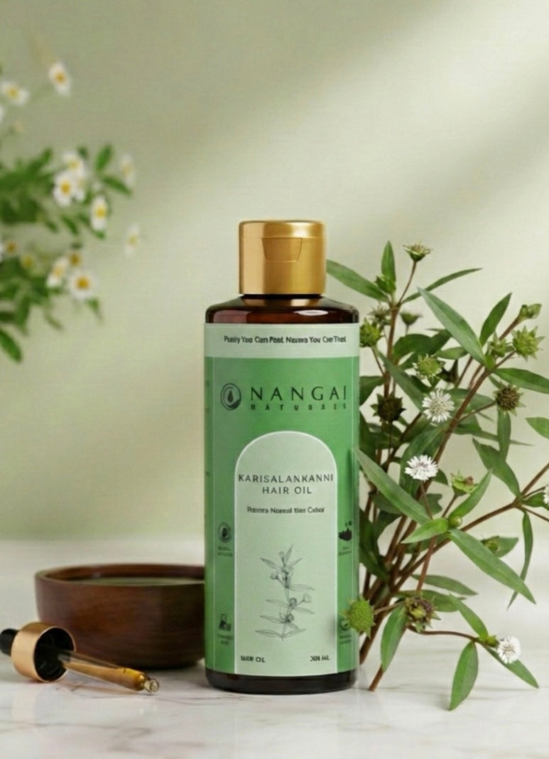 Karisalankanni Hair Oil - Traditional Hair Growth Formula