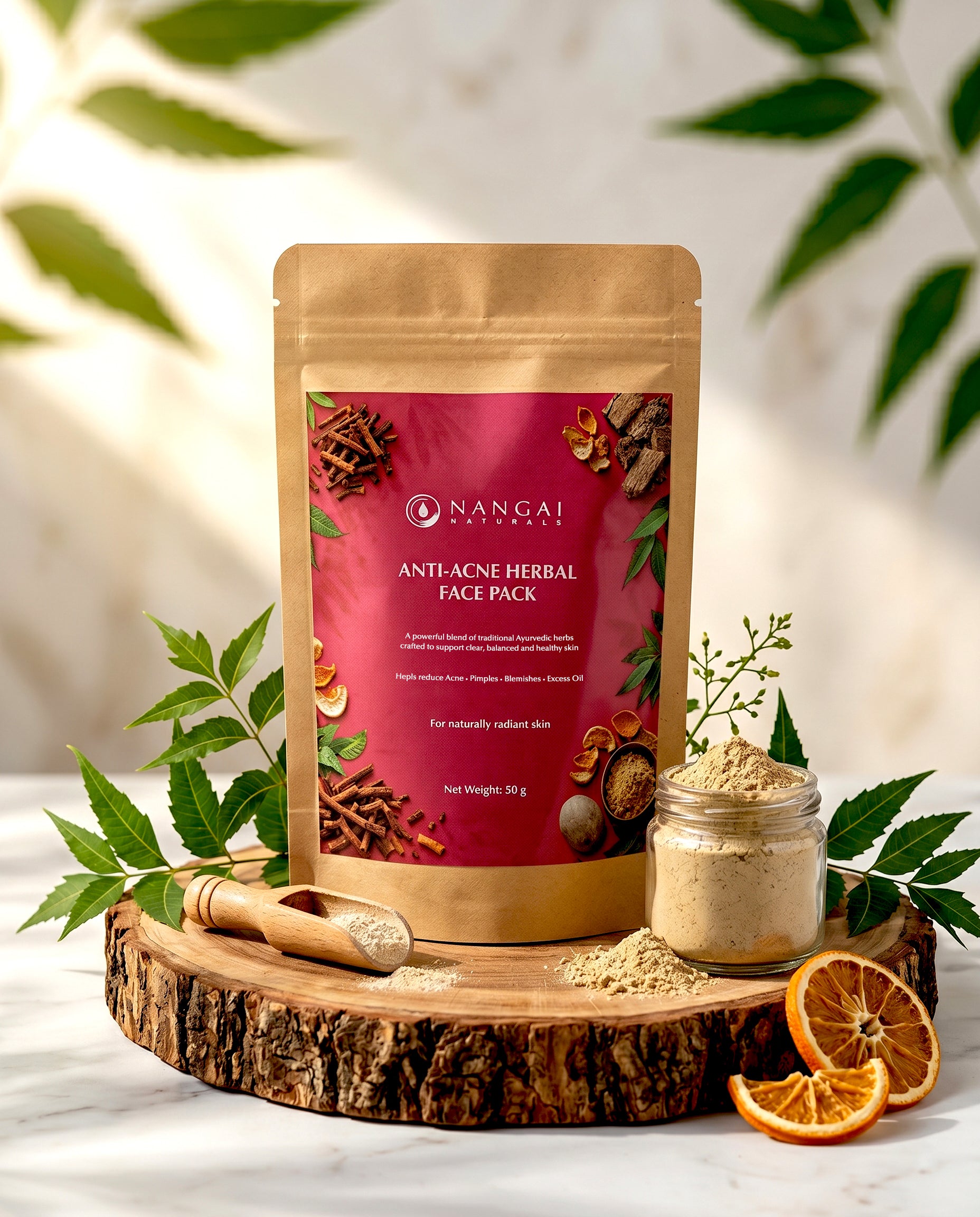 Anti-acne Herbal Face Pack For Women