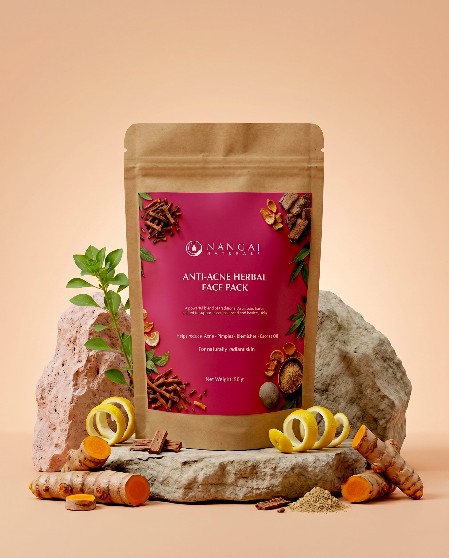 Anti-acne Herbal Face Pack For Women